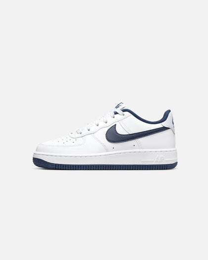 Nike Kids' Air Force 1 (GS) White/Midnight Navy