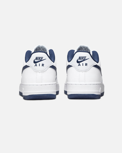 Nike Kids' Air Force 1 (GS) White/Midnight Navy