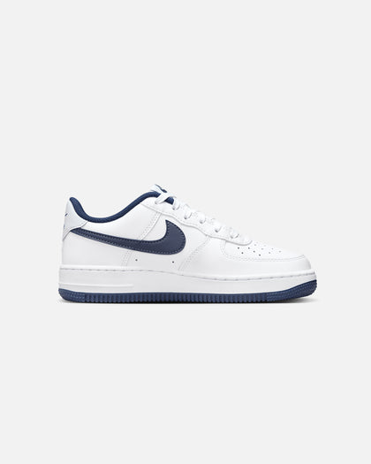 Nike Kids' Air Force 1 (GS) White/Midnight Navy