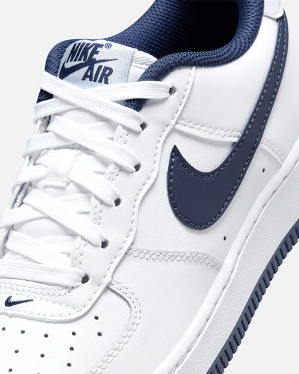 Nike Kids' Air Force 1 (GS) White/Midnight Navy