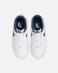 Nike Kids' Air Force 1 (GS) White/Midnight Navy