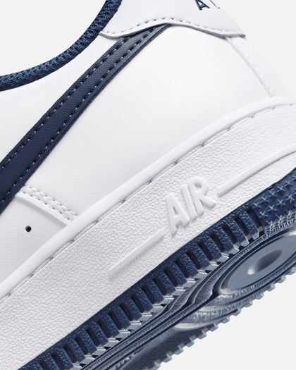 Nike Kids' Air Force 1 (GS) White/Midnight Navy