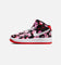 Nike Kids' Air Force 1 Mid EasyOn SE (GS) Black/White/Pink