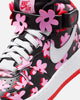 Nike Kids' Air Force 1 Mid EasyOn SE (GS) Black/White/Pink