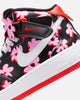 Nike Kids' Air Force 1 Mid EasyOn SE (GS) Black/White/Pink