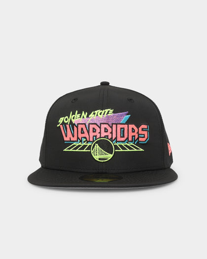 New Era Golden State Warriors 'Arcade' 59FIFTY Fitted Black