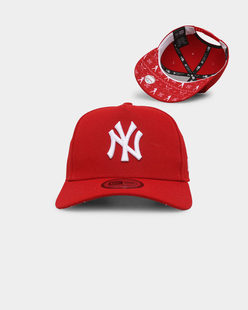 New Era New York Yankees 'Fairisle' 9FORTY K-Frame Snapback Red/White