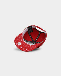 New Era New York Yankees 'Fairisle' 9FORTY K-Frame Snapback Red/White