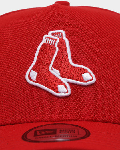 New Era Boston Red Sox 'Fairisle' 9FORTY K-Frame Snapback Red/White