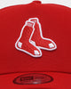 New Era Boston Red Sox 'Fairisle' 9FORTY K-Frame Snapback Red/White