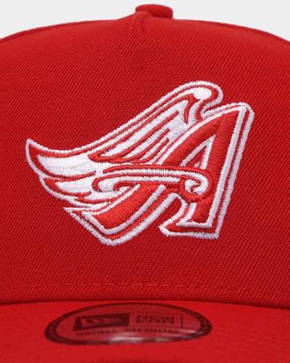 New Era Anaheim Angels 'Fairisle' 9FORTY K-Frame Snapback Red/White