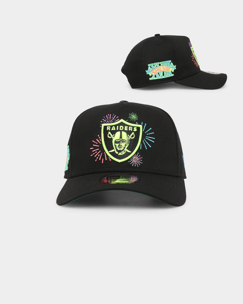New Era Oakland Raiders 'New Year's Eve' 9FORTY A-Frame Snapback Black