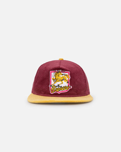 New Era Brisbane Broncos 'NRL Retro Logo' Golfer Snapback OTC