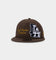 New Era Los Angeles Dodgers Letterman Golfer Snapback Dark Brown