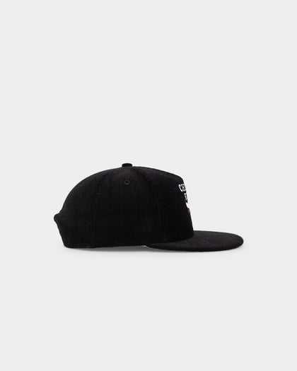 New Era Chicago Bulls Corduroy Golfer Snapback Black