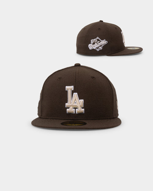 New Era Los Angeles Dodgers 'Brownstone' 59FIFTY Fitted Dark Brown