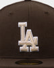 New Era Los Angeles Dodgers 'Brownstone' 59FIFTY Fitted Dark Brown