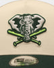 New Era Oakland Athletics 'Caddy Green' 9FORTY K-Frame Snapback Chrome White