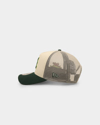 New Era Atlanta Braves 'Caddy Green' 9FORTY K-Frame Snapback Chrome White