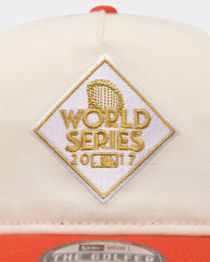 New Era Houston Astros '2010's World Series Through The Decades' 2017 World Series Golfer Snapback Chrome White