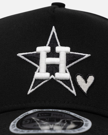 New Era Houston Astros 'I Heart Day & Night' 9FORTY A-Frame Snapback Black