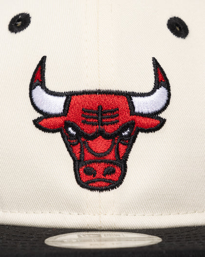 New Era Infants' Chicago Bulls "My 1st 2-Tone" 9FIFTY Stretch Fit Chrome White