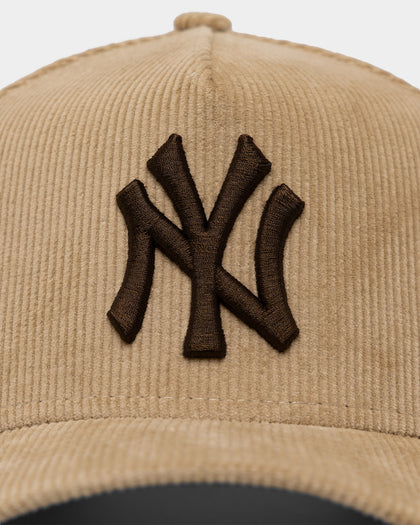 New Era New York Yankees 'Brown Camel Corduroy' 9FORTY A-Frame Snapback Camel