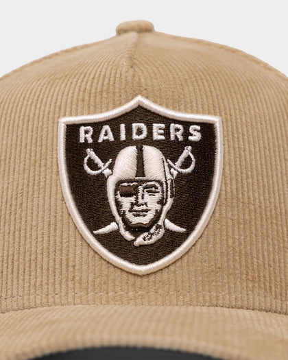 New Era Las Vegas Raiders 'Brown Camel Corduroy' 9FORTY A-Frame Snapback Camel