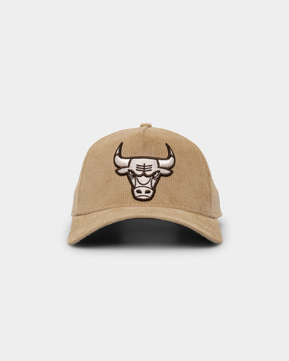 New Era Chicago Bulls 'Brown Camel Corduroy' 9FORTY A-Frame Snapback Camel