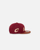 New Era Cleveland Cavaliers NBA City Edition 9FIFTY Snapback Dark Red