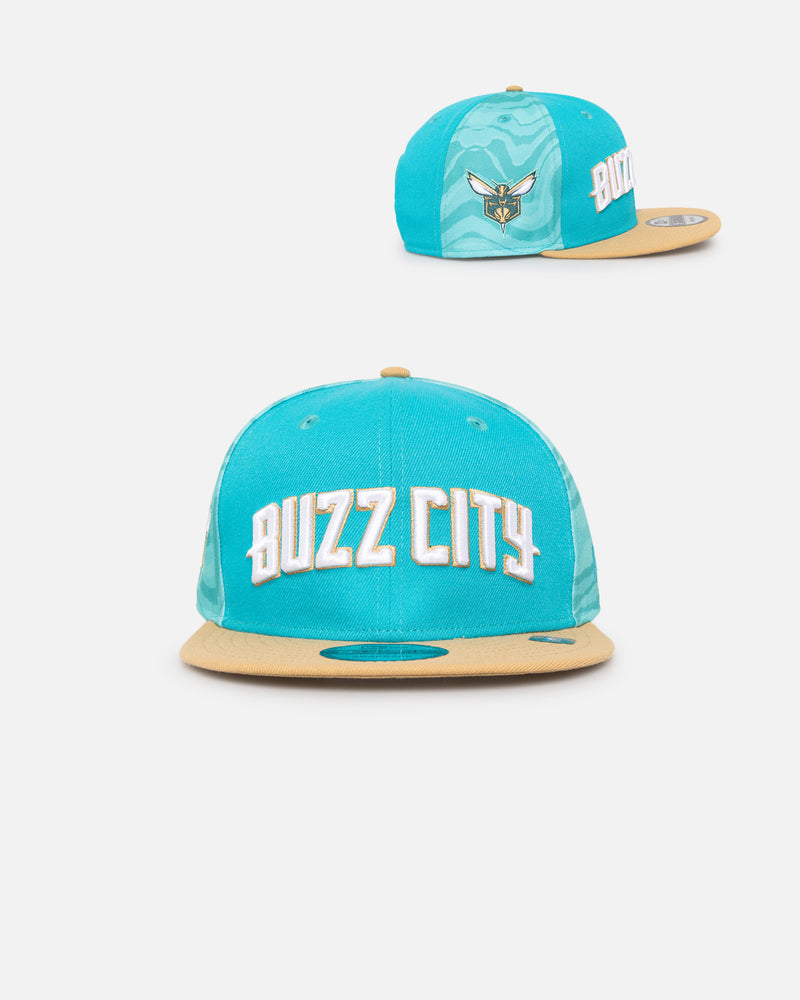 New Era Charlotte Hornets NBA City Edition 9FIFTY Snapback Turquoise