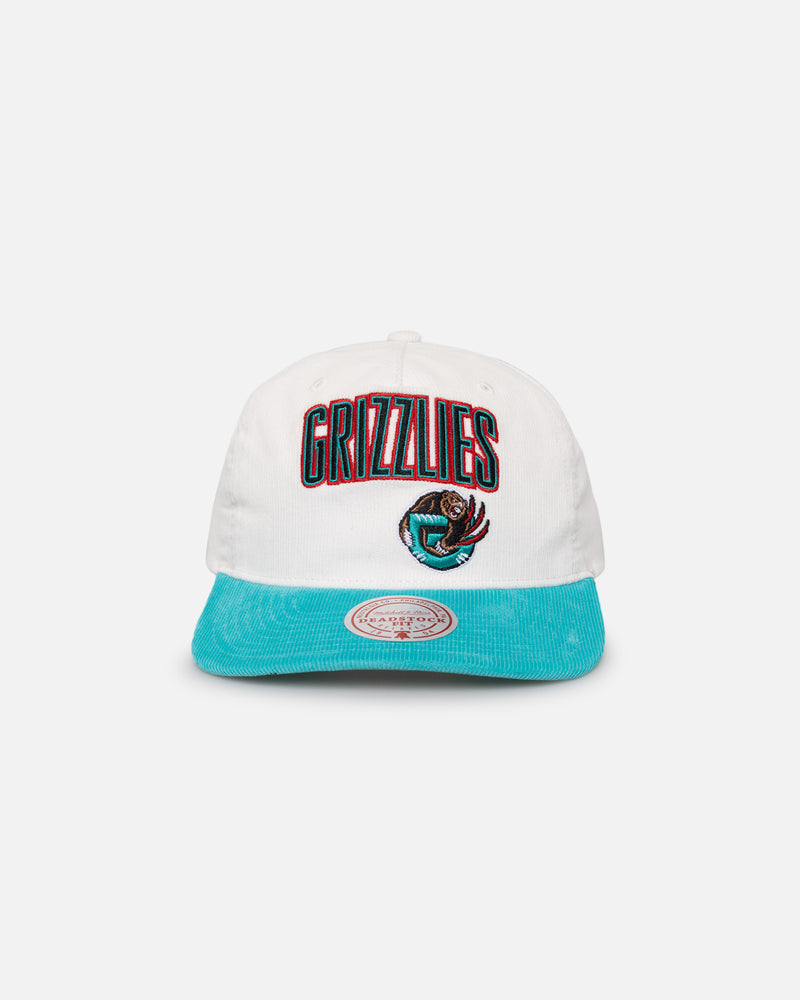 Mitchell & Ness Memphis Grizzlies History Origin Snapback White/Teal