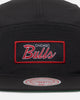 Mitchell & Ness Chicago Bulls Team Logo Camper Strapback Black