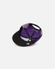 Mitchell & Ness Charlotte Hornets Nylon Deadstock 2-Tone Snapback Neon Purple/Black