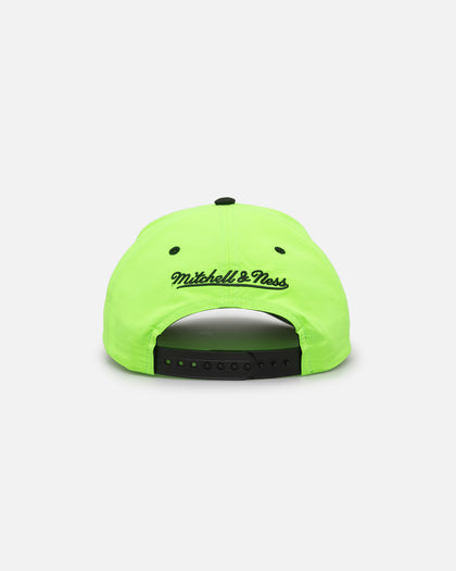 Mitchell & Ness Seattle Sonics Nylon Deadstock 2-Tone Snapback Neon Green/Black