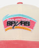 Mitchell & Ness San Antonio Spurs Go Team Go OG Corduroy Snapback Light Cream/Hot