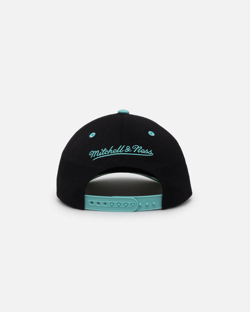 Mitchell & Ness Charlotte Hornets "Ice Blue" Script Origin Snapback Black/Ice Blue