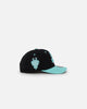 Mitchell & Ness Milwaukee Bucks "Ice Blue" Script Origin Snapback Black/Ice Blue