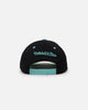 Mitchell & Ness Los Angeles Lakers "Ice Blue" Script Origin Snapback Black/Ice Blue