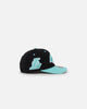 Mitchell & Ness Los Angeles Lakers "Ice Blue" Script Origin Snapback Black/Ice Blue