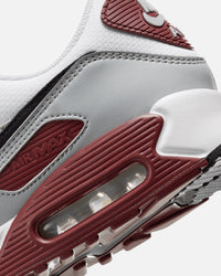 Nike Air Max 90 White/Black-Dark Team Red