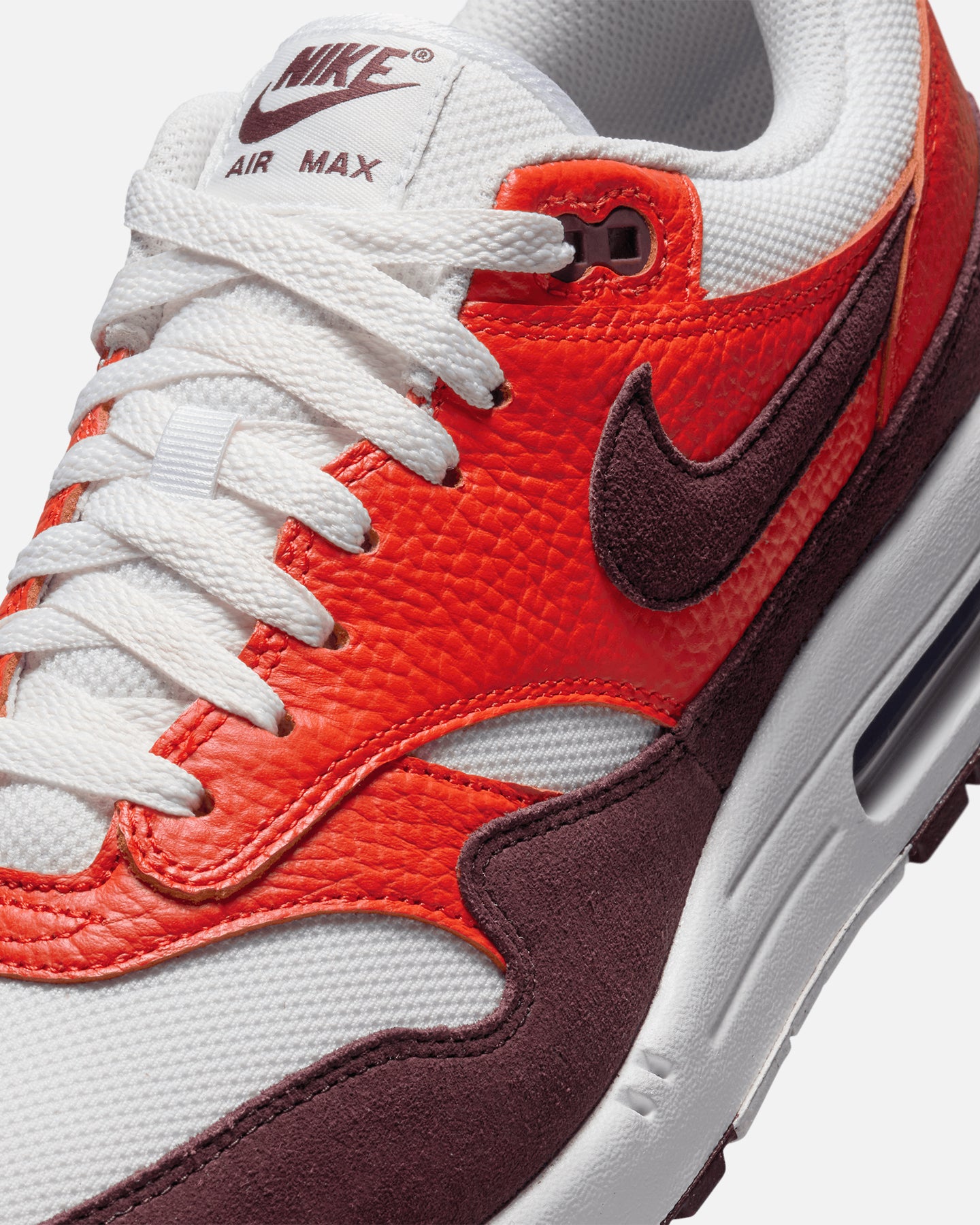 nike air max 1 burgundy white