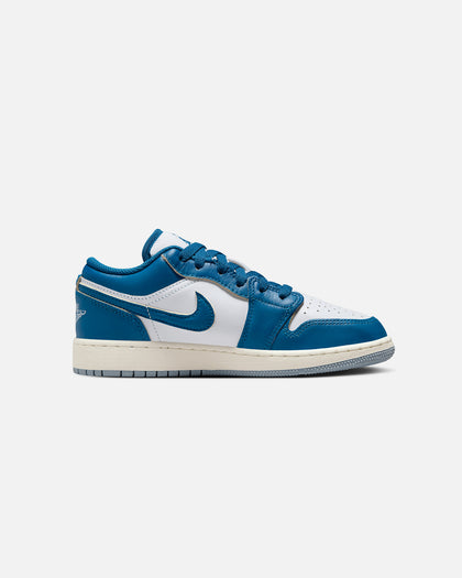 Jordan Kids' Air Jordan 1 Low SE (GS) White/Industrial Blue