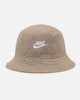 Nike Apex Futura Washed Bucket Hat Khaki/White