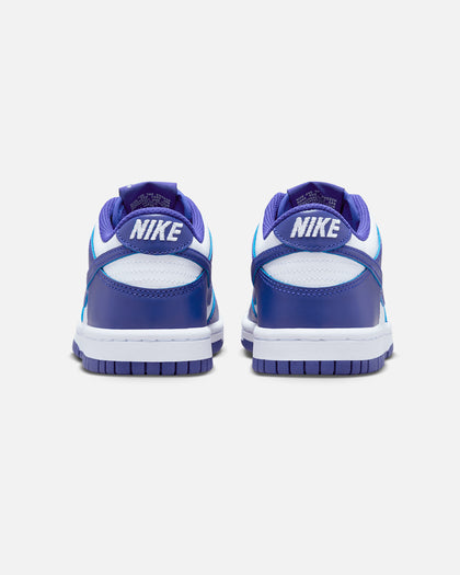 Nike Kids' Dunk Low (GS) White/Concord-University Red
