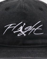 Jordan Flight Pro Unstructured Pro 5-Panel Strapback Black/White