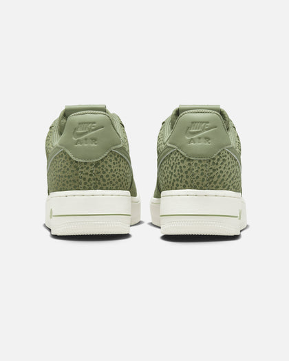 Nike Women's Air Force 1 '07 Premium Sesame/Oil Green