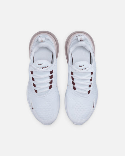 Nike Kids' Air Max 270 (GS) Summit White/Burgundy