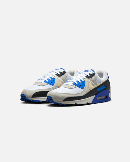 Nike Air Max 90 Premium White/Khaki-Racer Blue