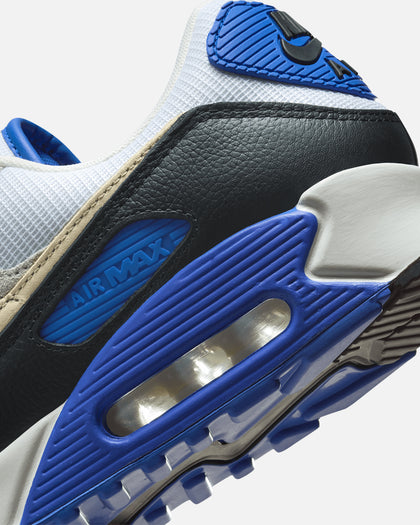 Nike Air Max 90 Premium White/Khaki-Racer Blue